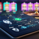 A digital interface on a tablet showing a 'Withdrawal Successful' confirmation with secure transaction symbols, representing 10 years of reliable online casino payments.